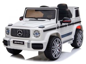Elektrische Kinderauto Mercedes G63 AMG Wit