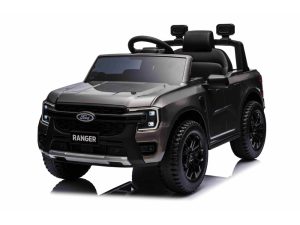 Ford Ranger Grijs | 12 Volt | Elektrische Kinderauto | Rubberen Banden