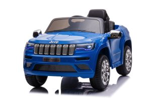Jeep Grand Cherokee Blauw | 12 Volt | Elektrische Kinderauto | Rubberen Banden