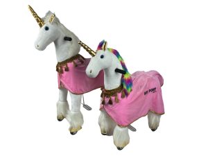 Paardendeken t.b.v. MY PONY Speelgoed Paarden (roze)