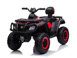 Elektrische Quad Rood | 24 Volt | 4 Motoren | Rubberen Banden