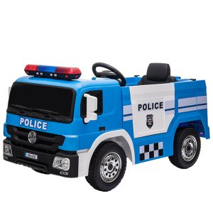 Politietruck Blauw | 12 Volt | Elektrische Rit Op Vrachtwagen Blauw