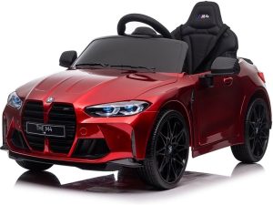BMW M4 | 12 Volt | Elektrische Kinderauto | Rubberen Banden | Leder Zitje